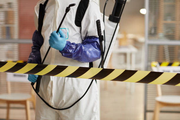Professional Sewage Cleanup technician working in Winneconne, WI